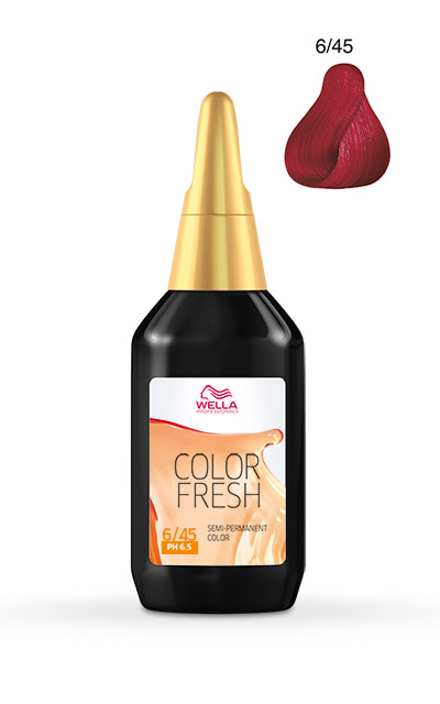 Wella Color Fresh 6/45 Dark Blonde Red Mahogany 75ml